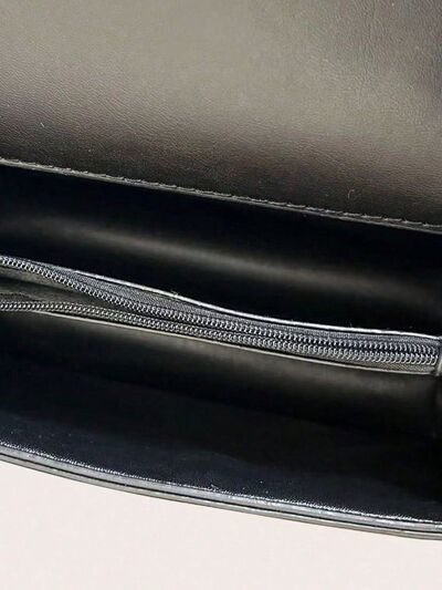 Chain PU Leather Detachable Shoulder Strap Handbag - Bela Fils BoutiqueBags & WalletsBela Fils Boutique